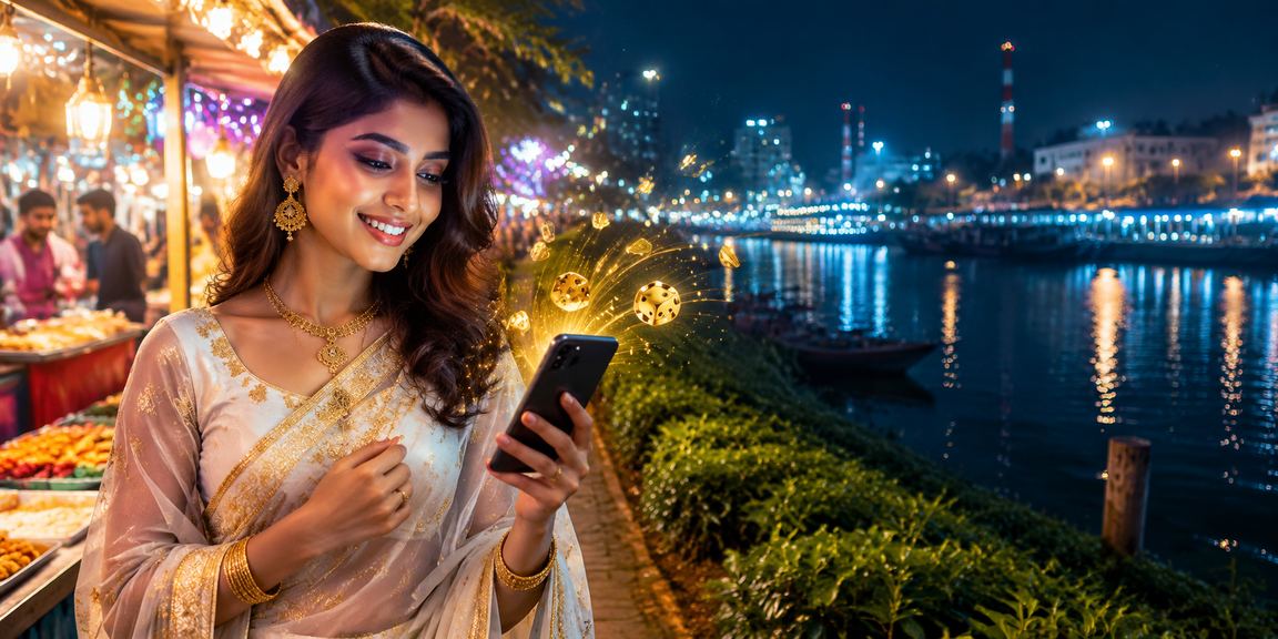 নারায়ণগঞ্জে মোবাইলে ক্যাসিনো প্রোমোশন দেখছেন একজন ব্যবহারকারী